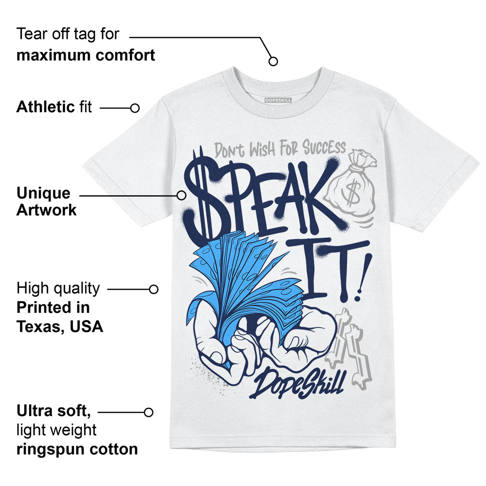 AJ Spizike White Obsidian superstreetwear T-Shirt Speak It Graphic
