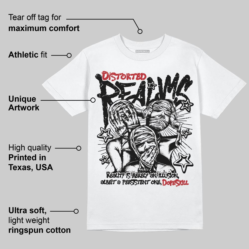 Bred 11s superstreetwear T-Shirt Distorted Realms Graphic