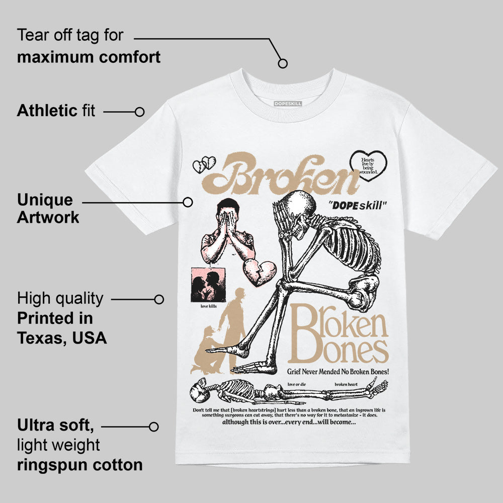 AIR FORCE 1 LINEN superstreetwear T-Shirt Broken Bones Graphic