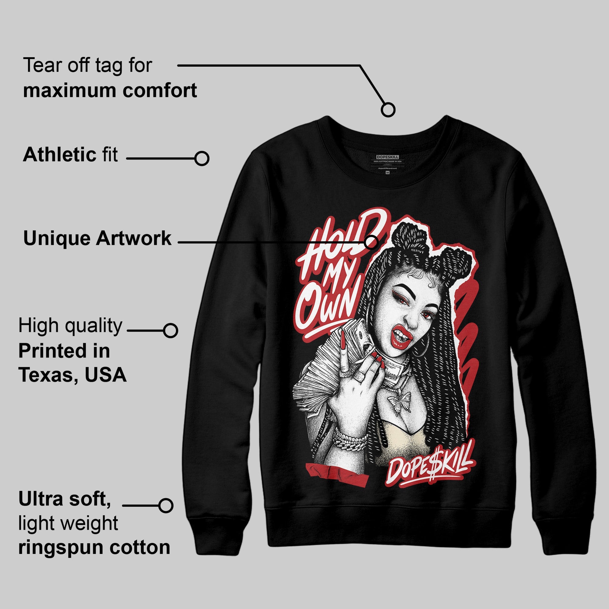 Black Toe Reimagined 1s superstreetwear Sweatshirt New H.M.O Graphic