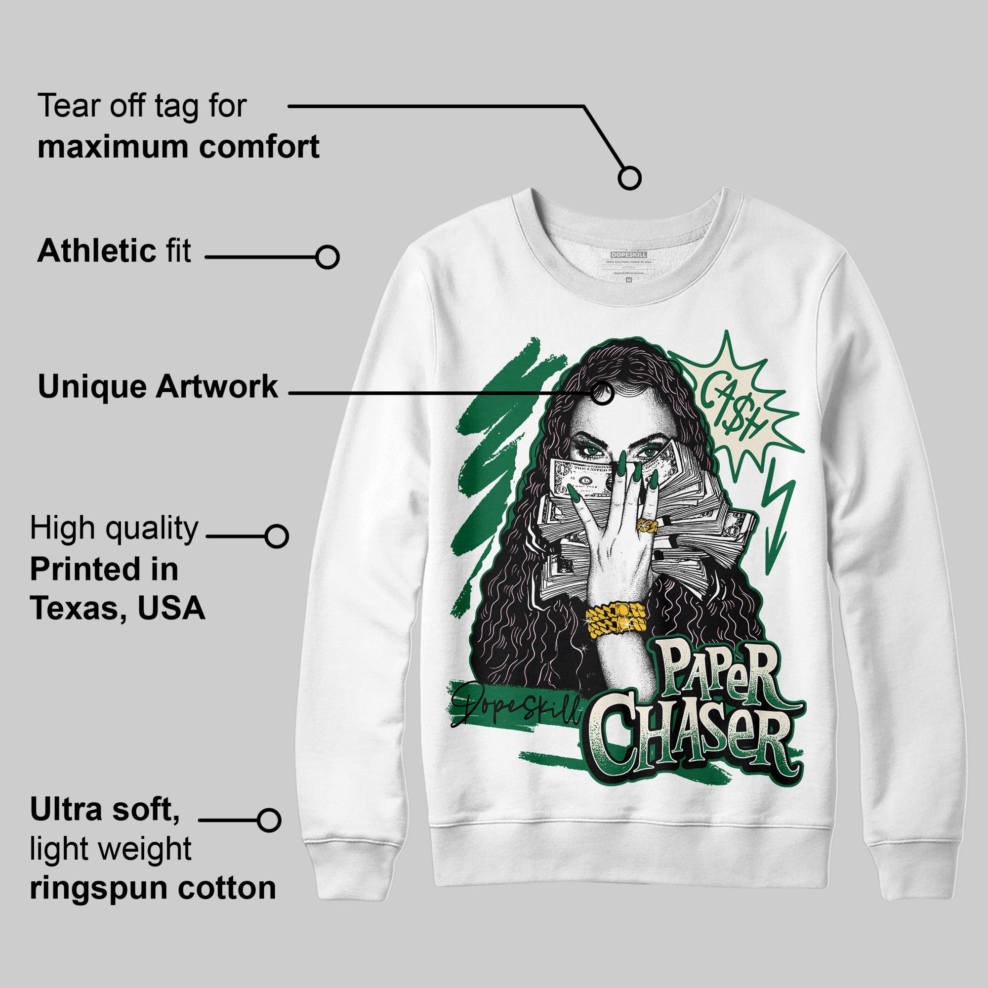 Pine Green 13s superstreetwear Sweatshirt NPC Graphic