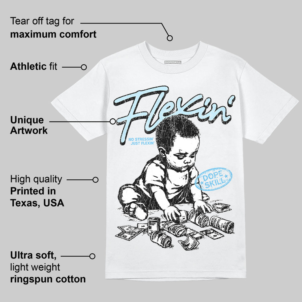 Legend Blue 11s superstreetwear T-Shirt Flexin' Graphic