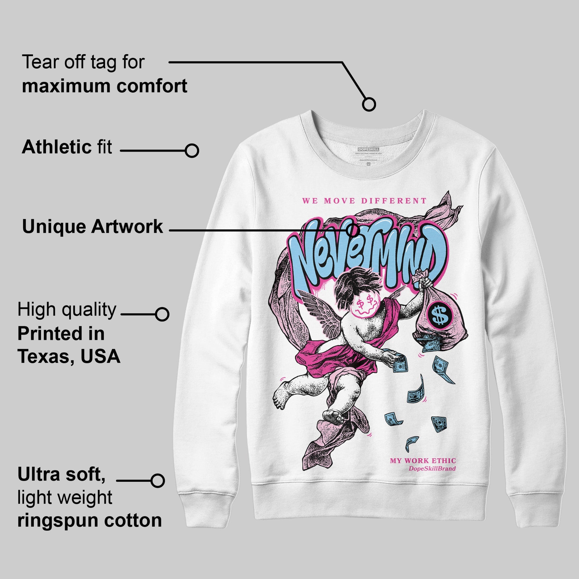 Doernbecher 6s superstreetwear Sweatshirt Nevermind Graphic