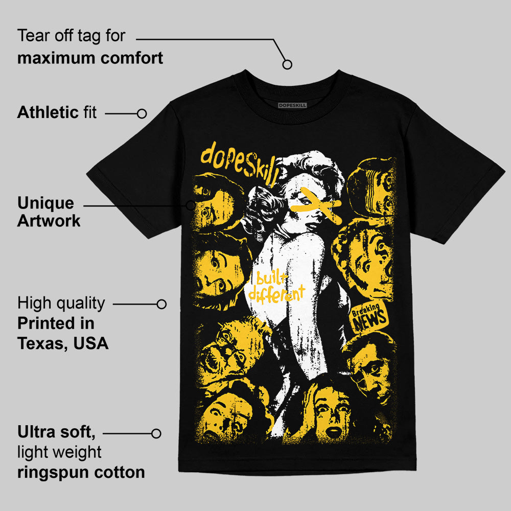Yellow Collection superstreetwear T-Shirt Built Different Graphic
