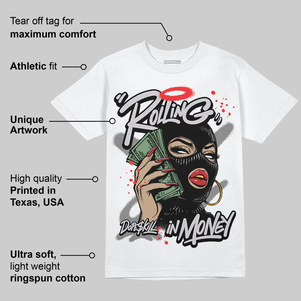 Grey Collection superstreetwear T-Shirt Rolling in Money Graphic