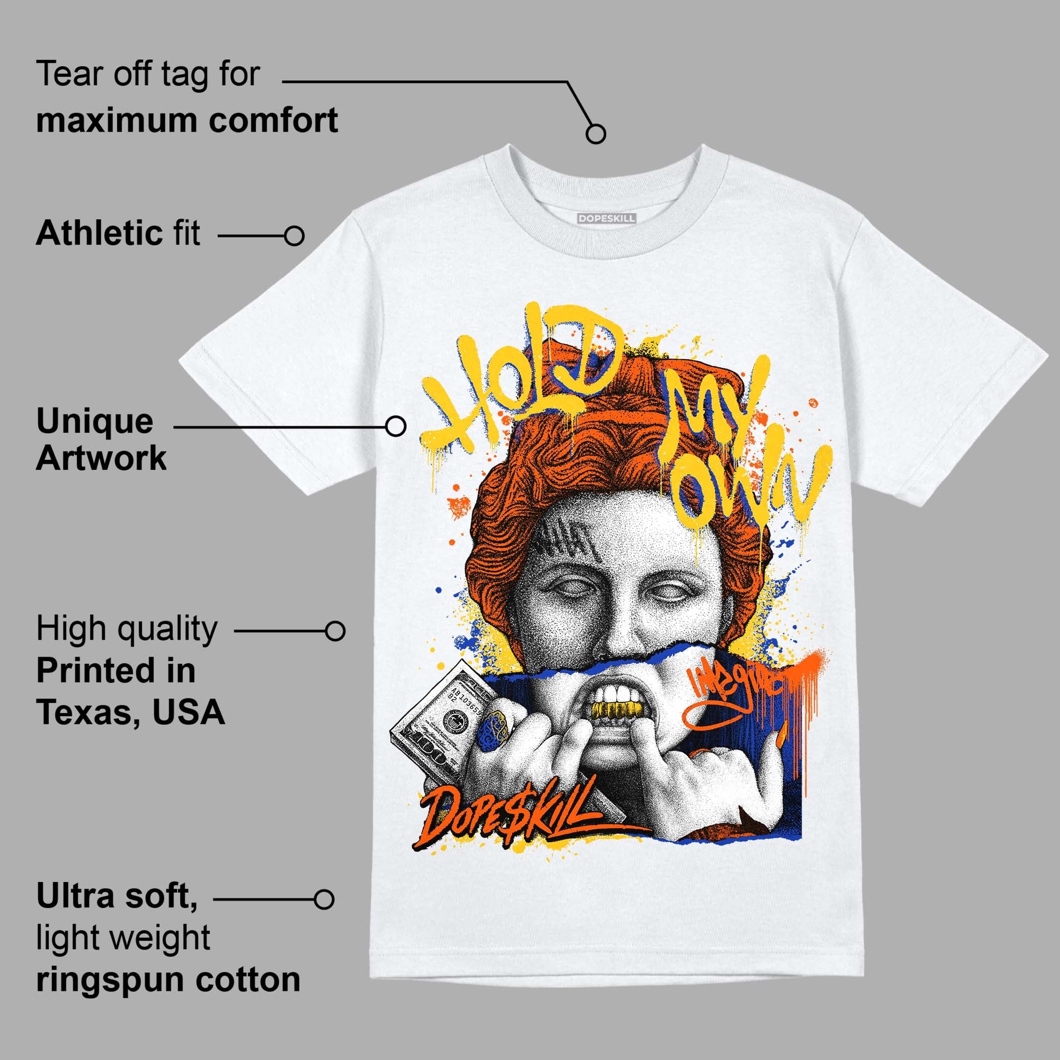 Dunk Low Futura Orange Blaze superstreetwear T-Shirt Hold My Own Graphic
