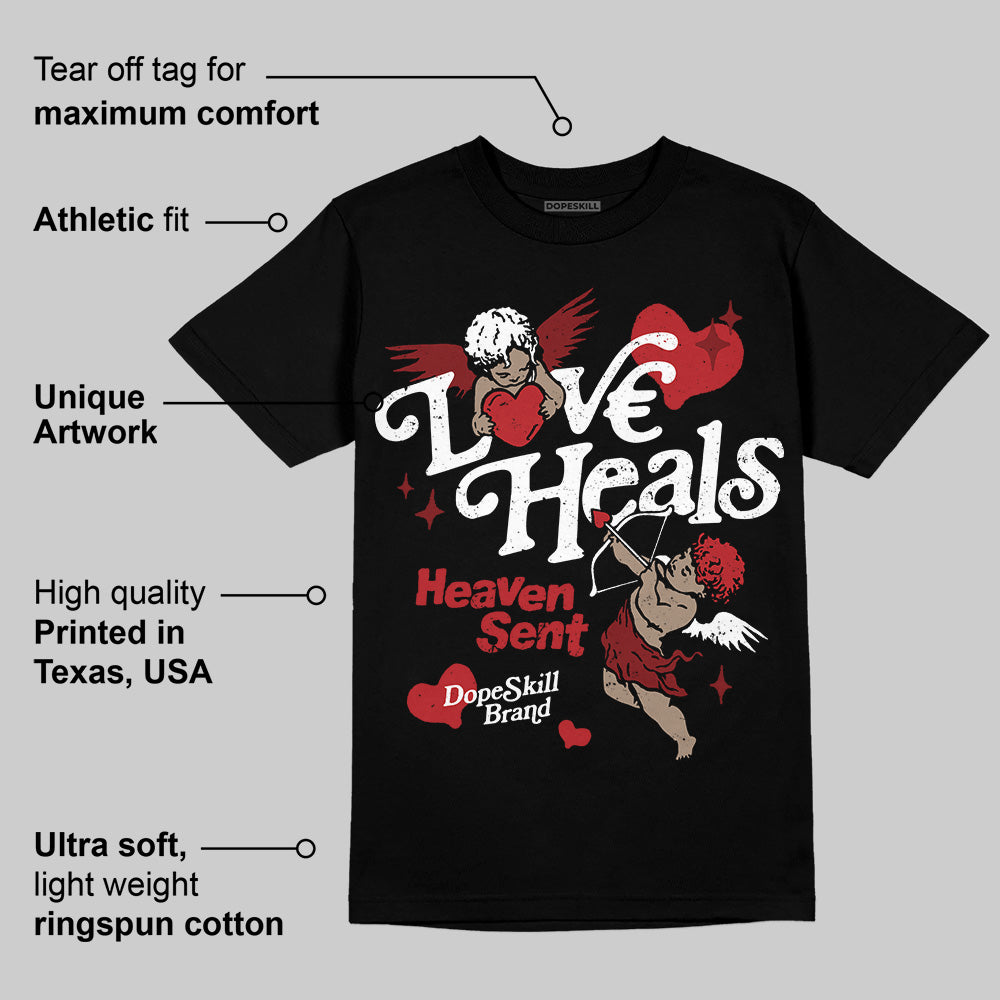 Flu Game 12s superstreetwear T-Shirt New Love Heals Graphic