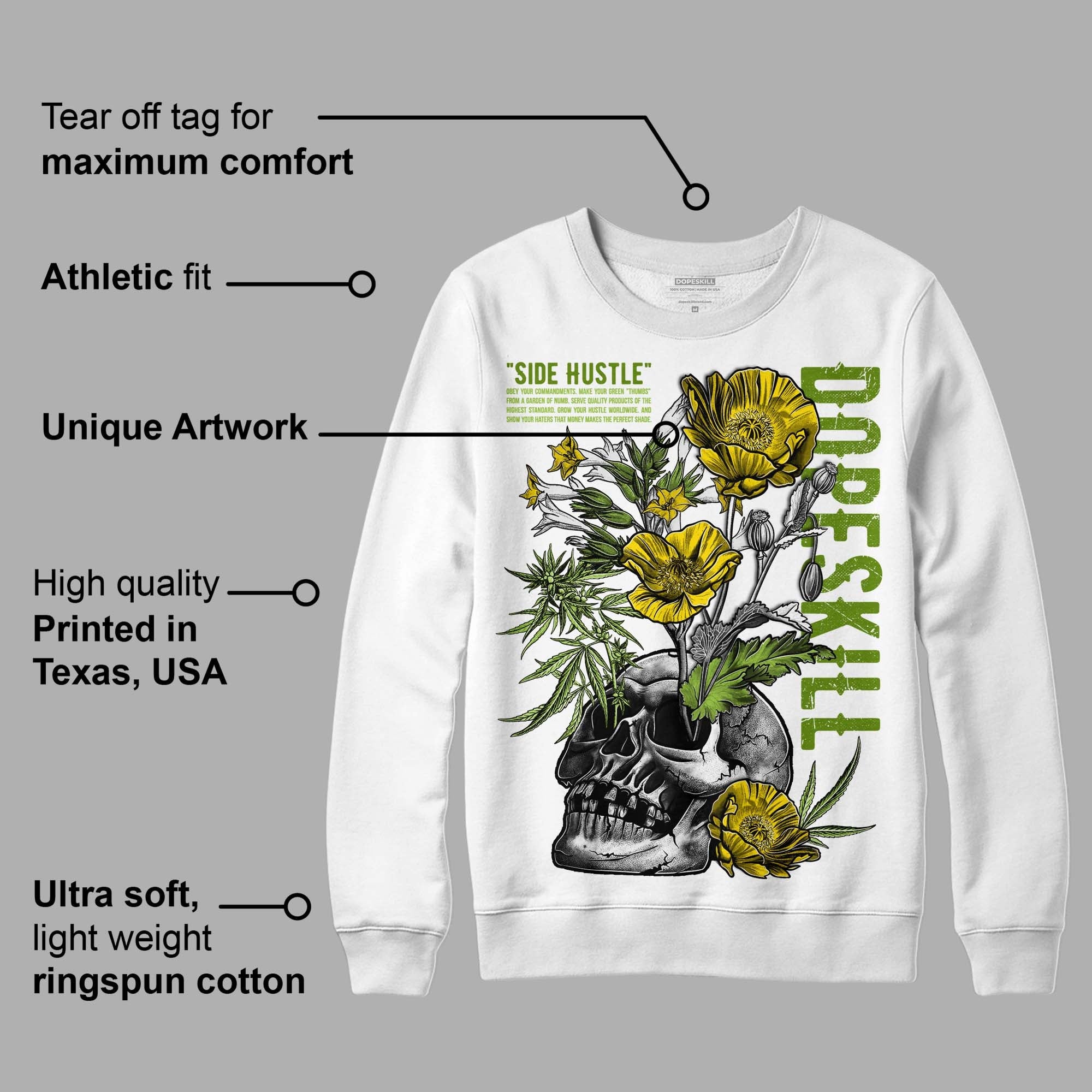 Dunk Low 'Chlorophyll' superstreetwear Sweatshirt Side Hustle Graphic
