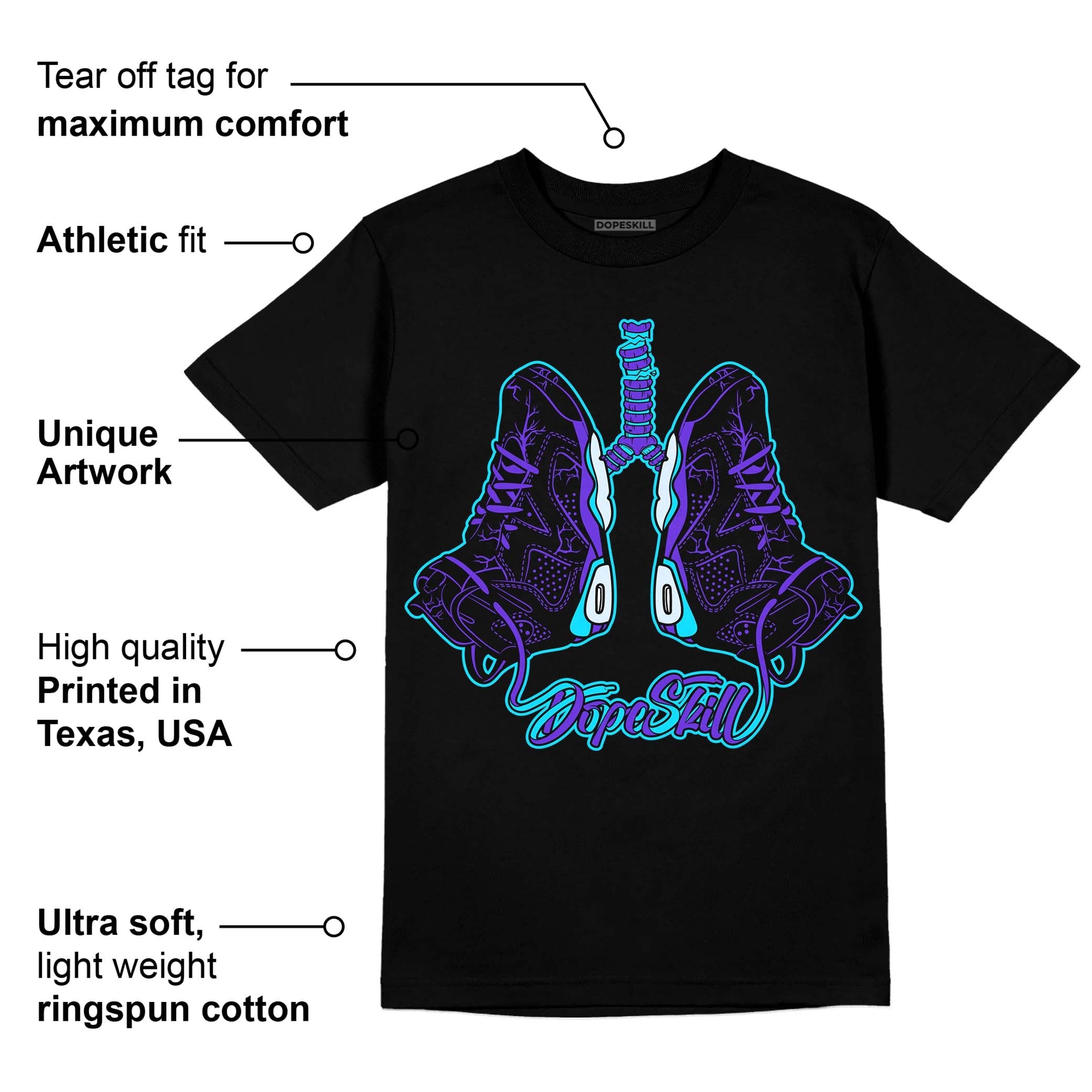 Aqua 6s superstreetwear T-Shirt Breathe Graphic