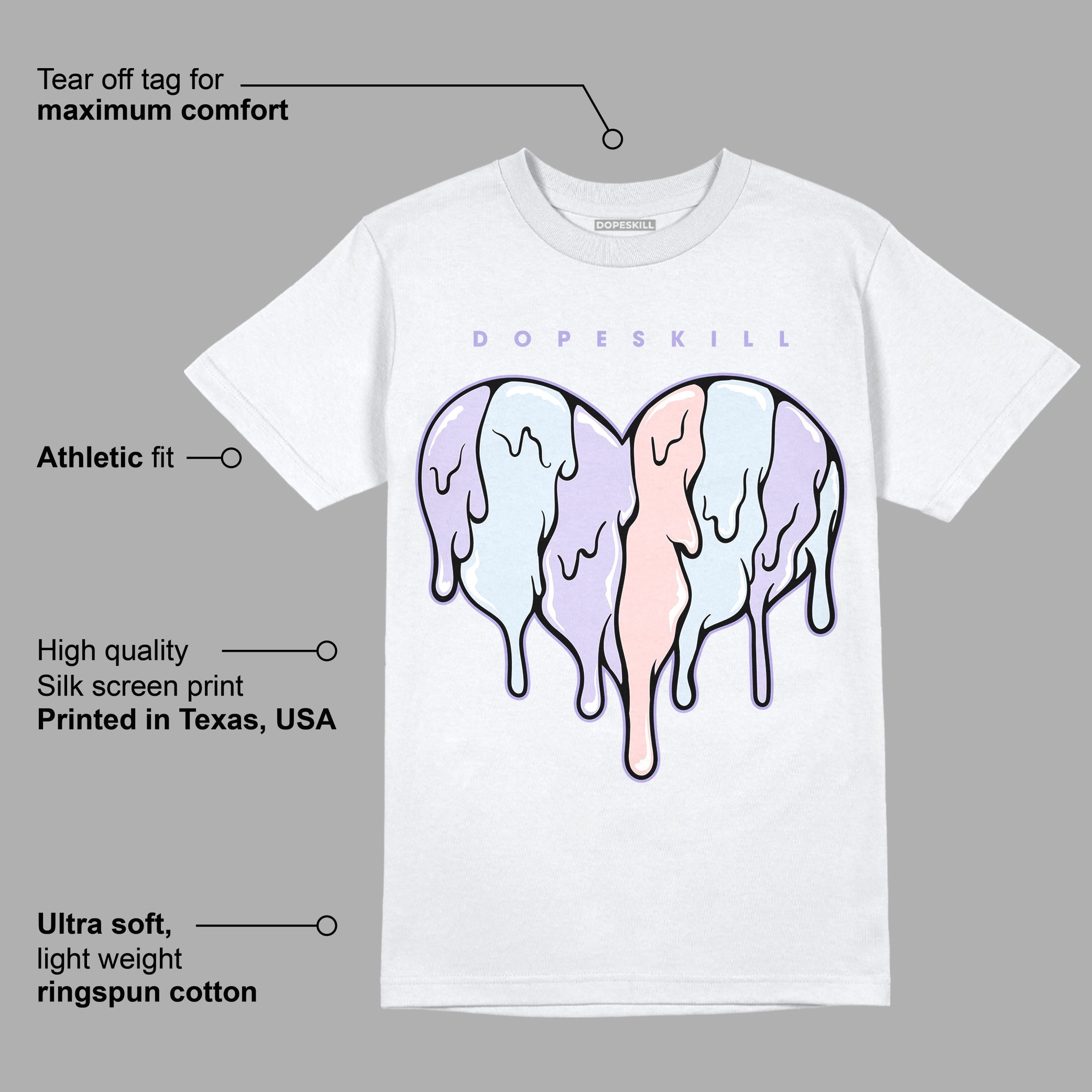 Easter Dunk Low superstreetwear T-Shirt Slime Drip Heart Graphic