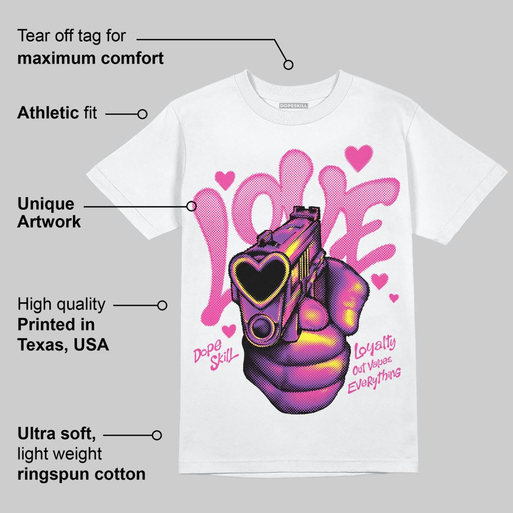Pink Collection superstreetwear T-Shirt Love Shot Graphic
