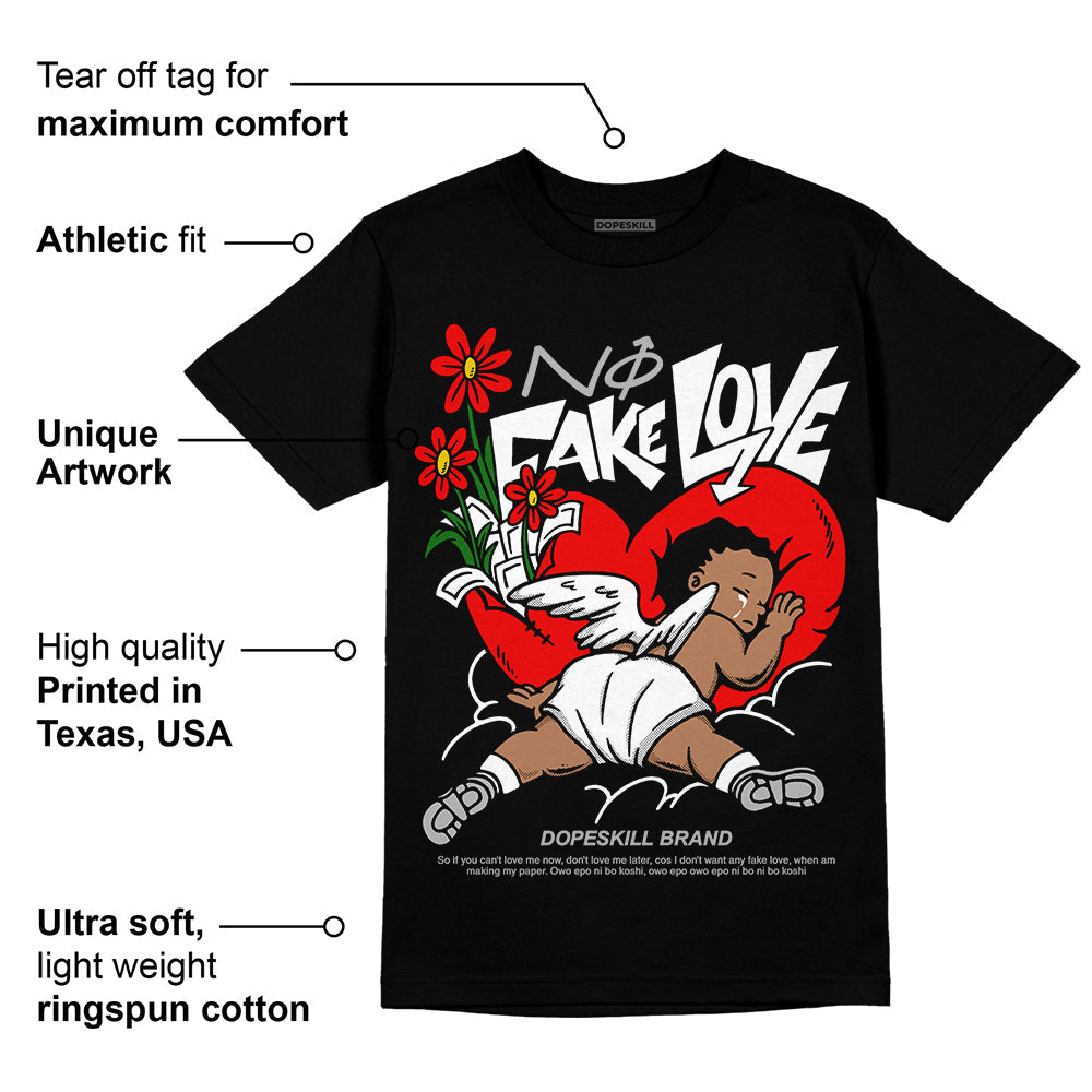 Dunk Panda White Black superstreetwear T-Shirt No Fake Love Graphic