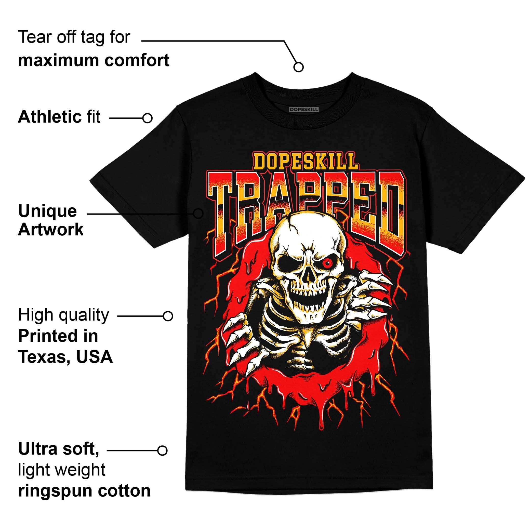 Red Collection superstreetwear T-Shirt Trapped Halloween Graphic