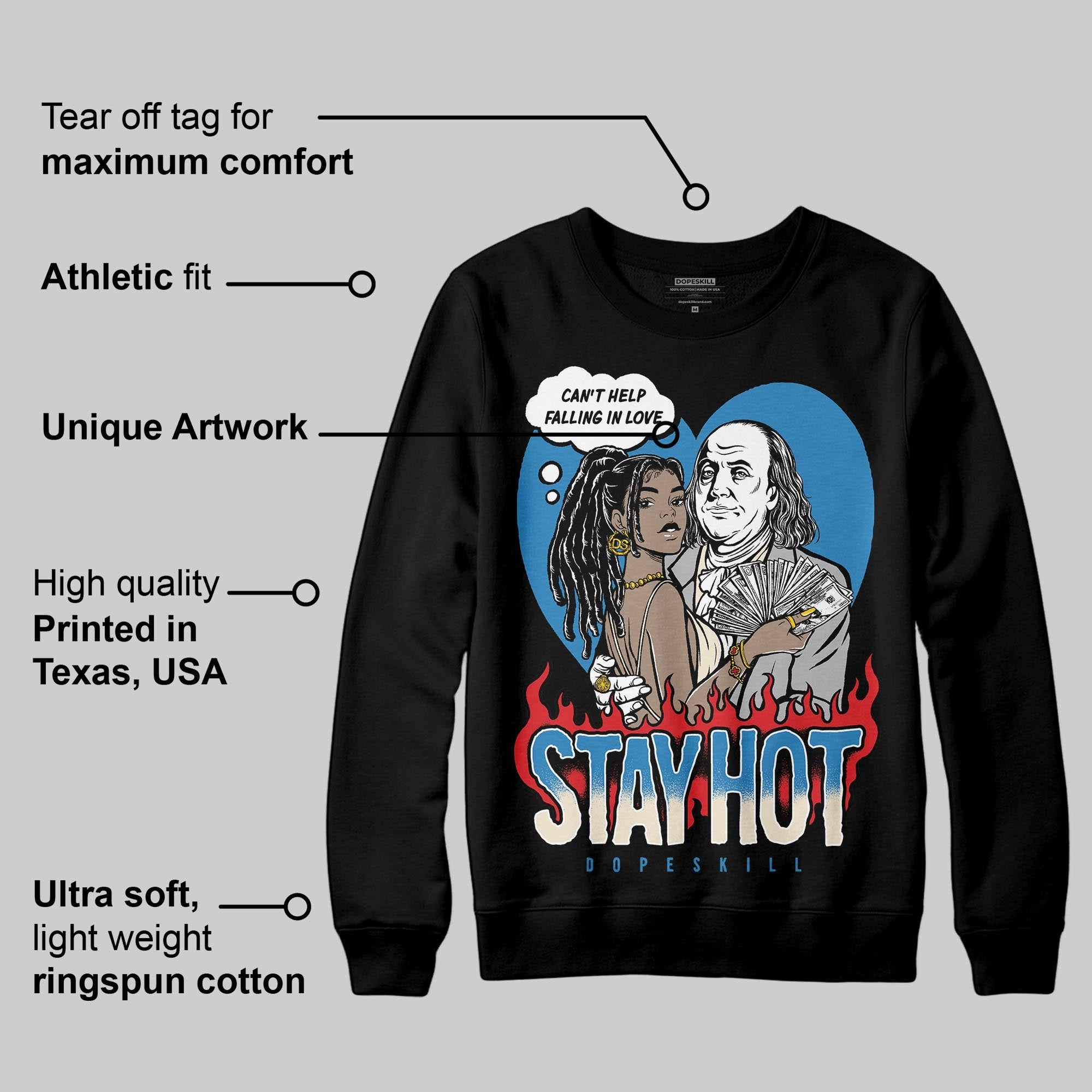 Rare Air 3s superstreetwear Sweatshirt Stay Hot Graphic