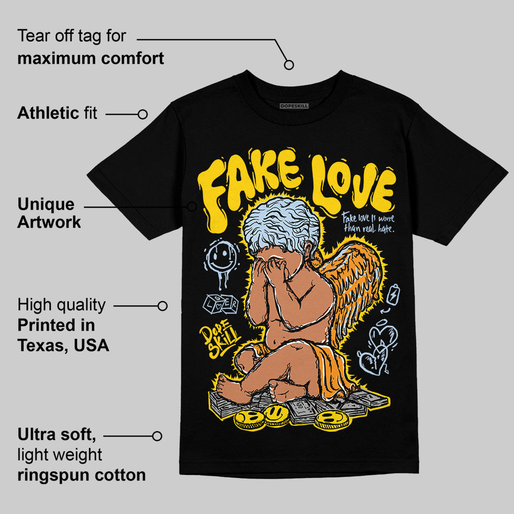 Yellow Ochre 6s superstreetwear T-Shirt False Love Graphic