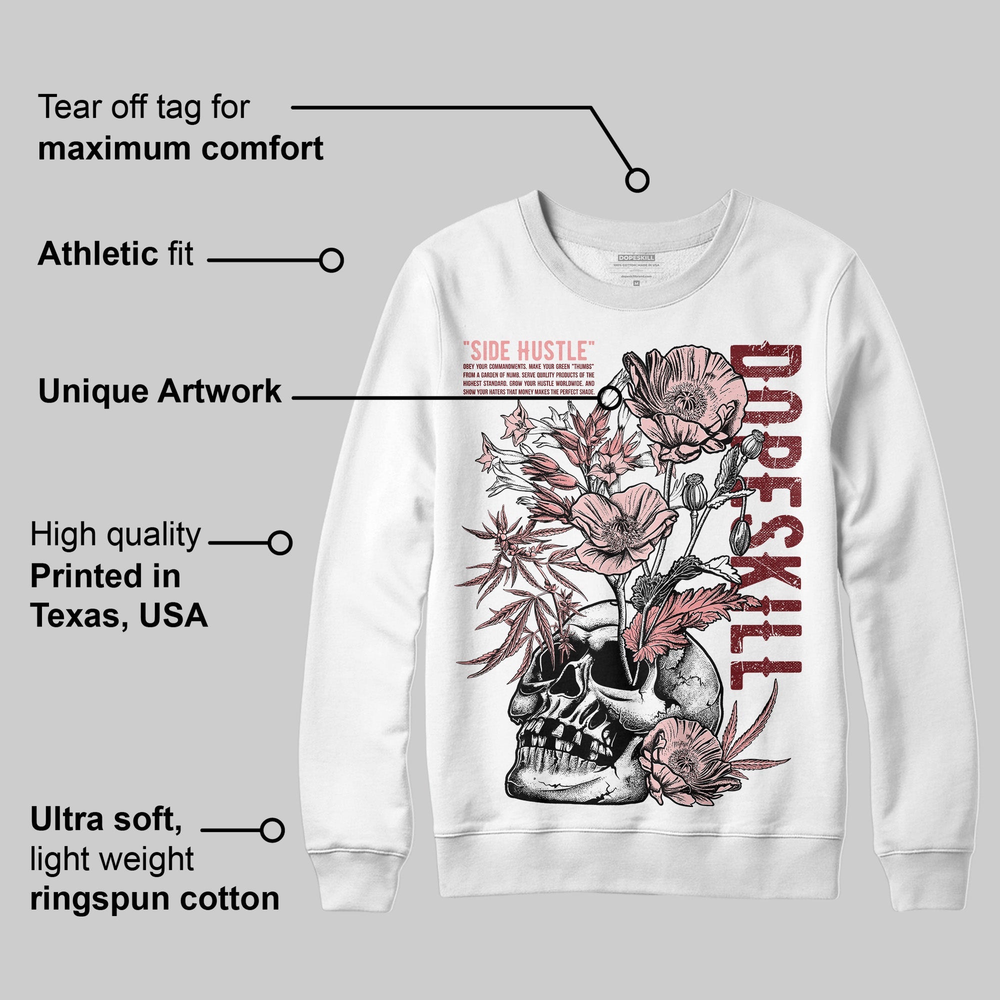VALENTINE'S Day 3s superstreetwear Sweatshirt Side Hustle Graphic