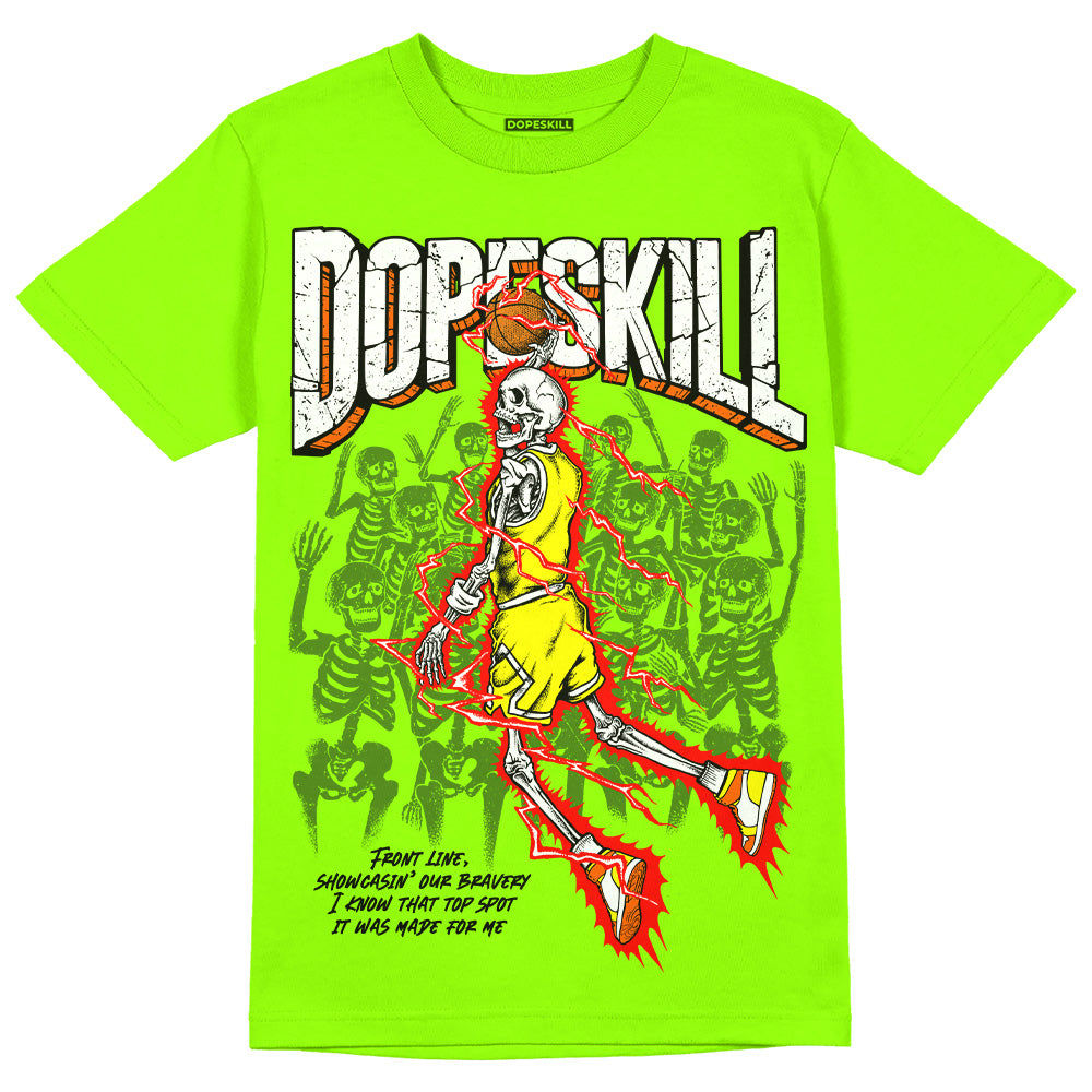Neon Green Collection superstreetwear Neon Green T-shirt Thunder Dunk Graphic