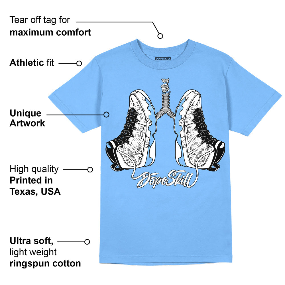 Powder Blue 9s superstreetwear Sky Blue T-shirt Breathe Graphic