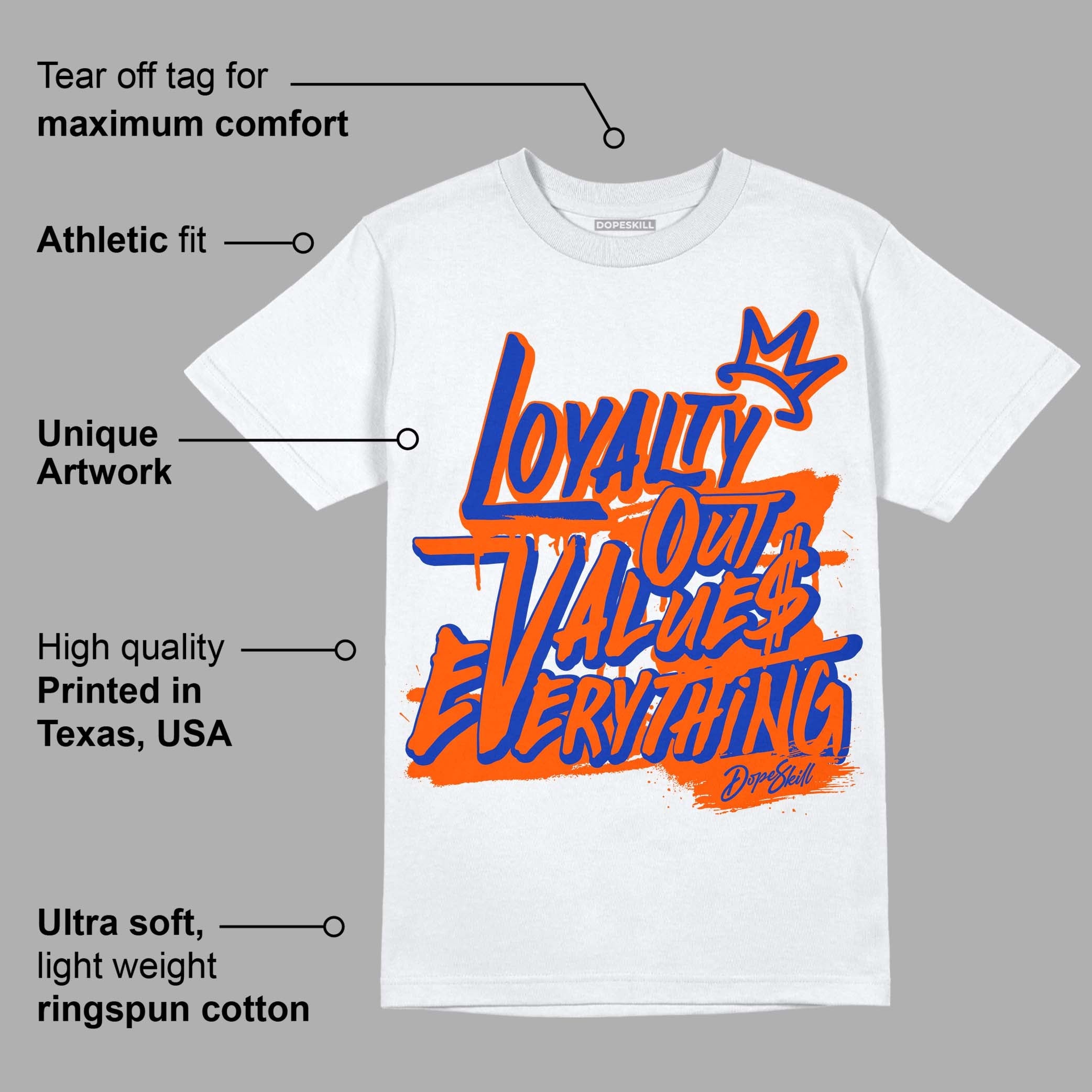 Dunk Low Futura Orange Blaze superstreetwear T-Shirt LOVE Graphic