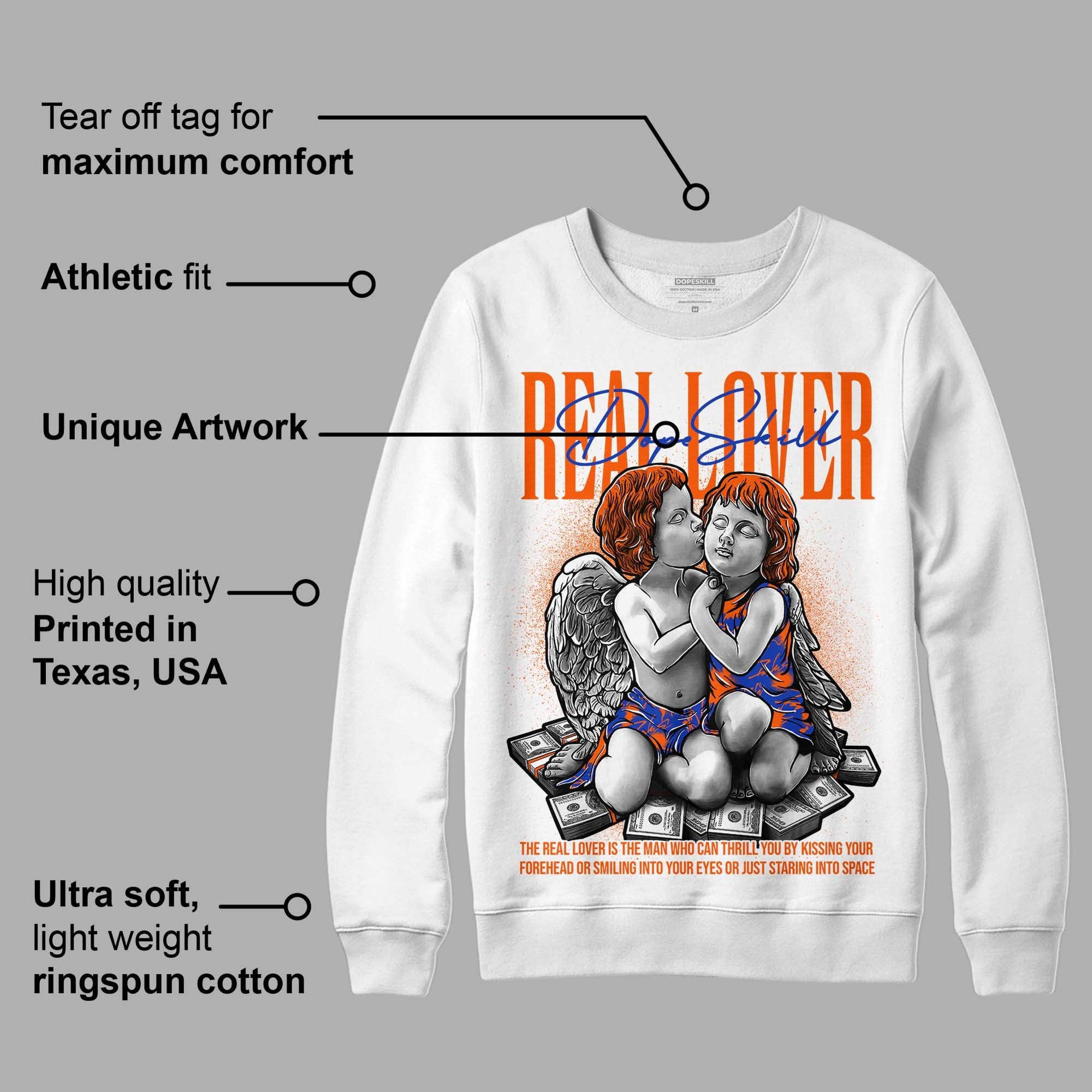 Dunk Low Futura Orange Blaze superstreetwear Sweatshirt Real Lover Graphic