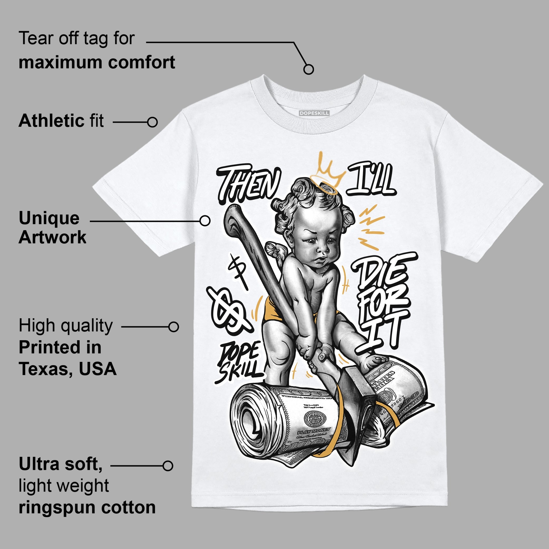 Gratitude 11s superstreetwear T-Shirt Then I'll Die For It Graphic