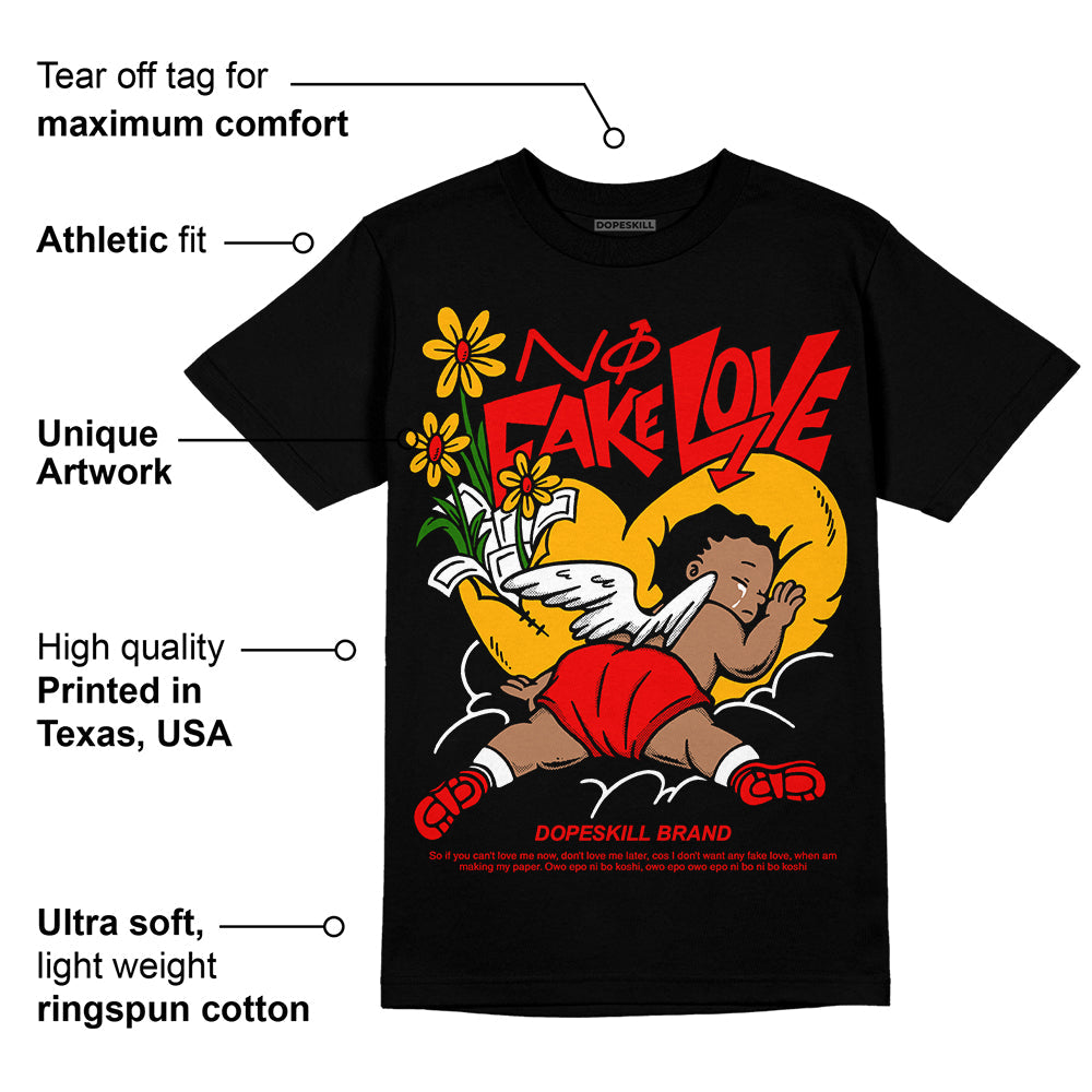 Red Collection superstreetwear T-Shirt No Fake Love Graphic