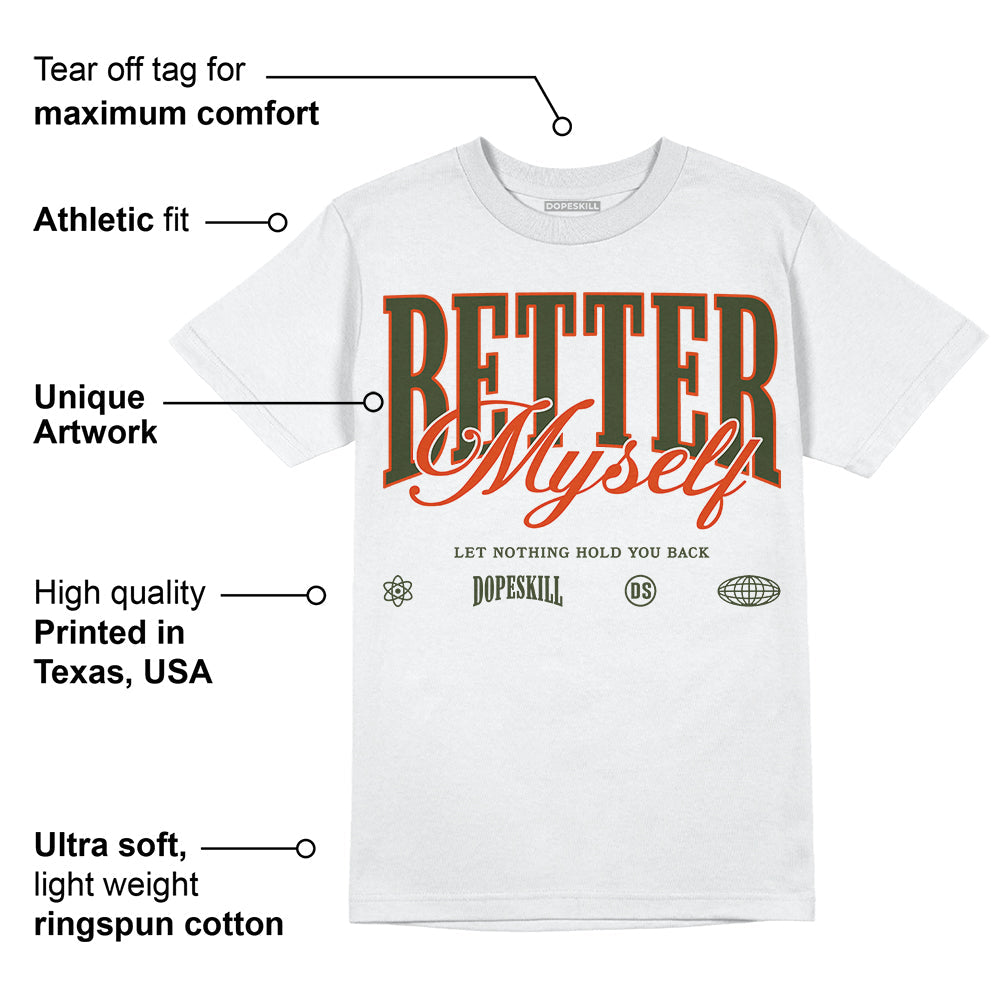 Olive Collection superstreetwear T-Shirt Better Myself Graphic