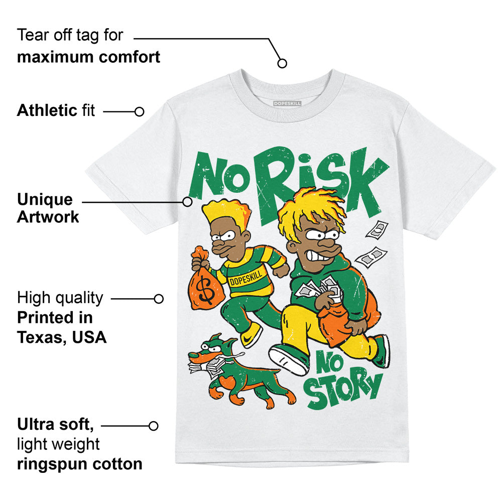 Green Collection superstreetwear T-Shirt No Risk No Story Graphic