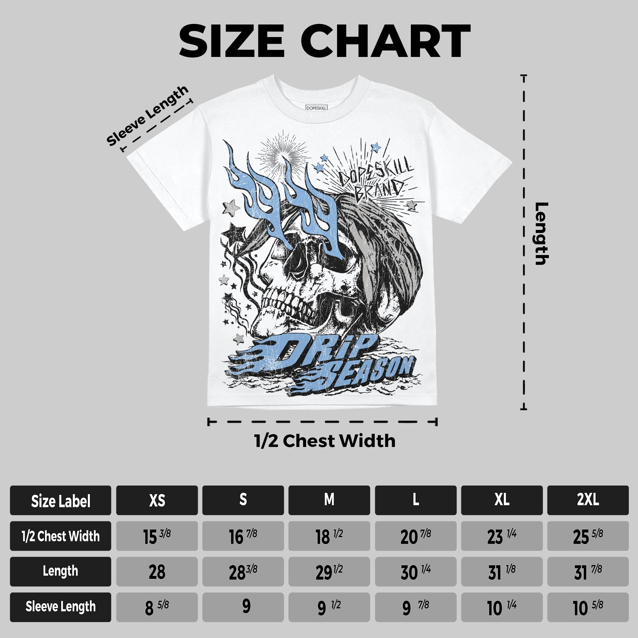 University Blue 5s superstreetwear Oversize Print T-Shirt Drip Season Graphic