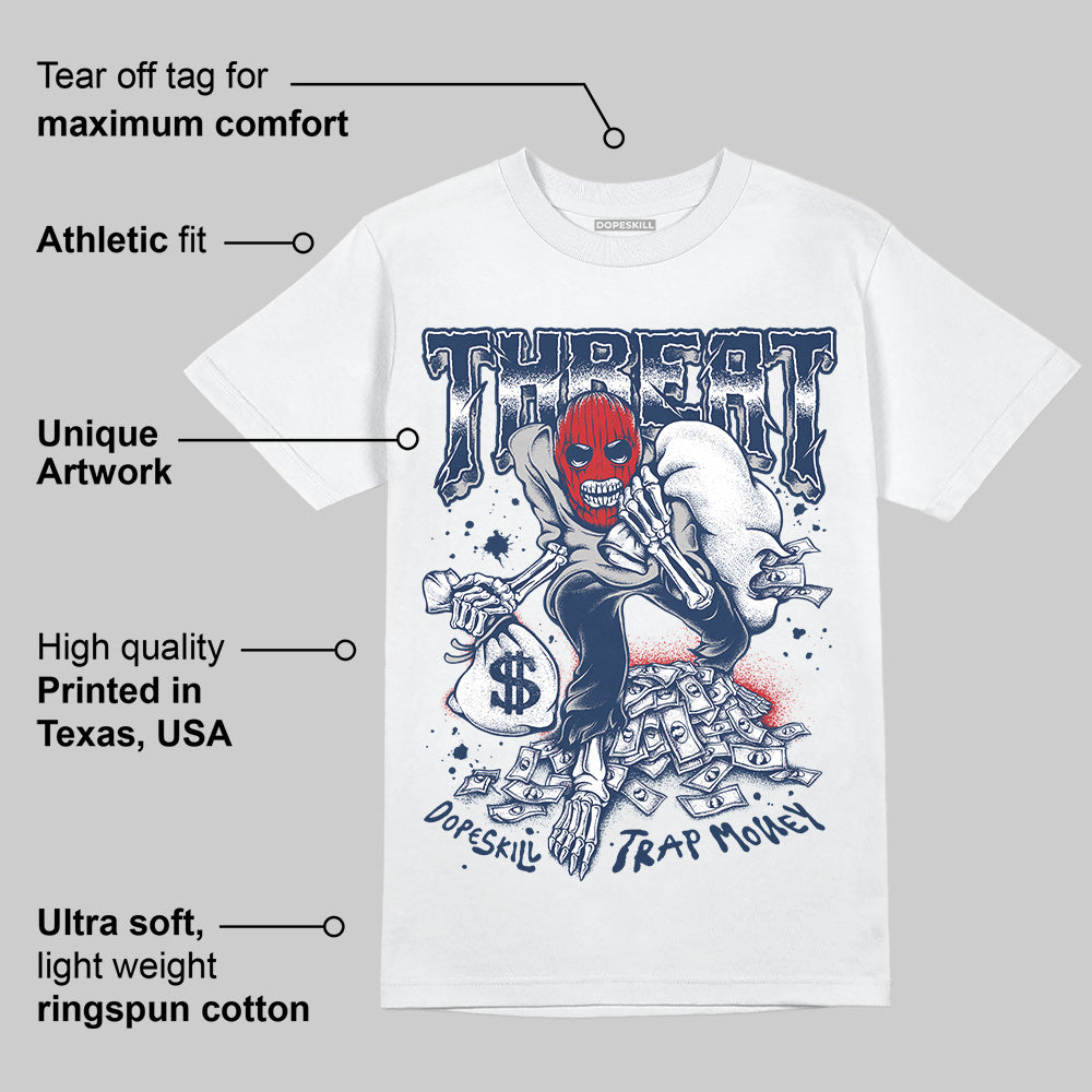 Summit White Navy 4s superstreetwear T-Shirt Threat Graphic
