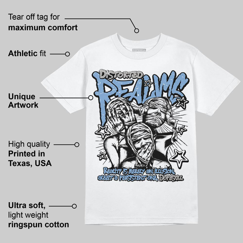 University Blue 5s superstreetwear T-Shirt Distorted Realms Graphic