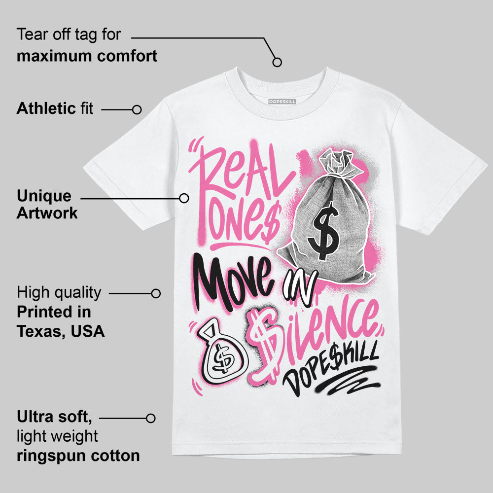 Kayano 14 Cream Sweet Pink superstreetwear T-Shirt Real Ones Move In Silence Graphic