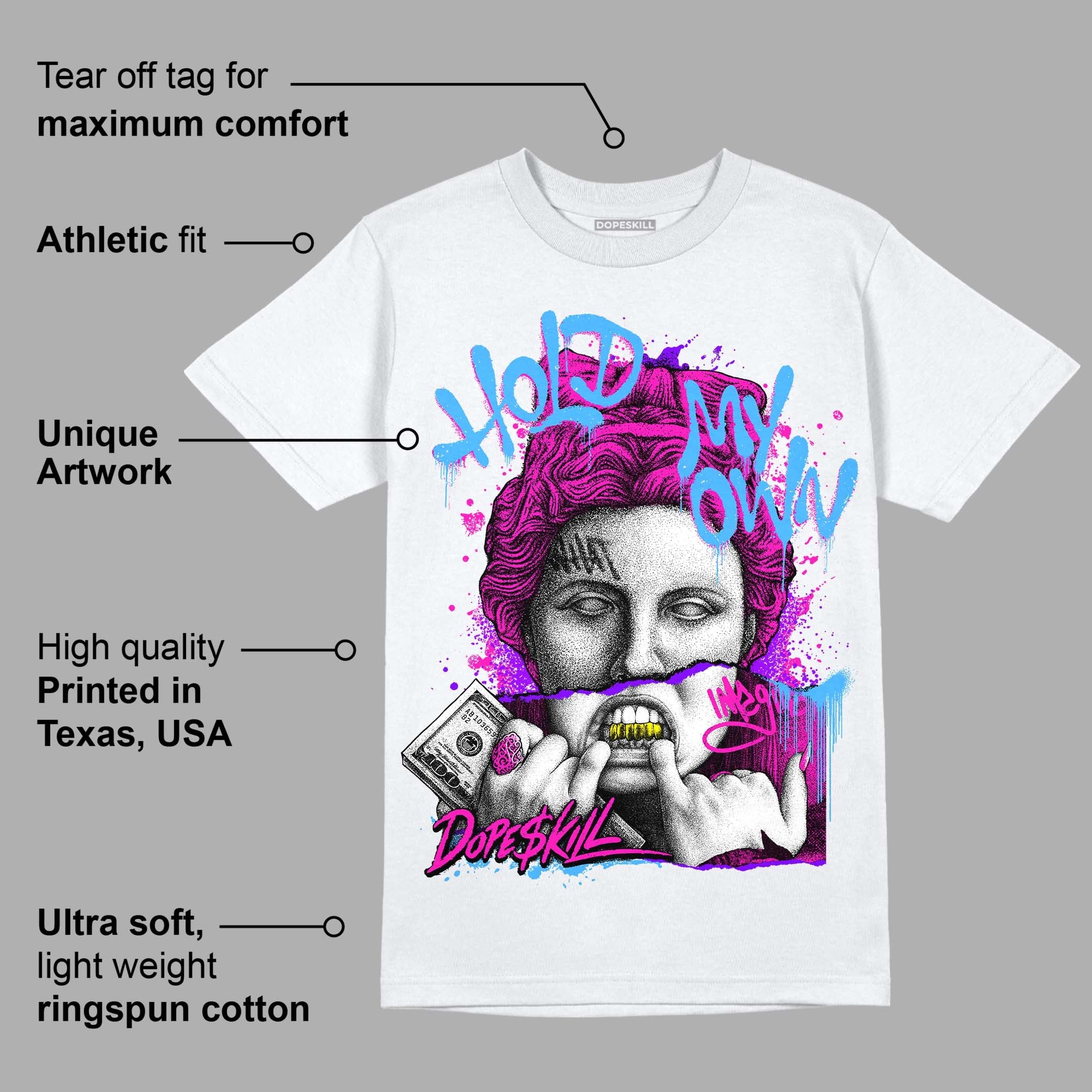 Dunk Low Active Fuchsia superstreetwear T-Shirt Hold My Own Graphic