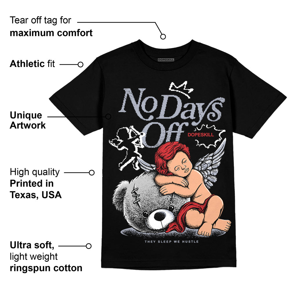 Bred Reimagined 4s superstreetwear T-Shirt New No Days Off Graphic