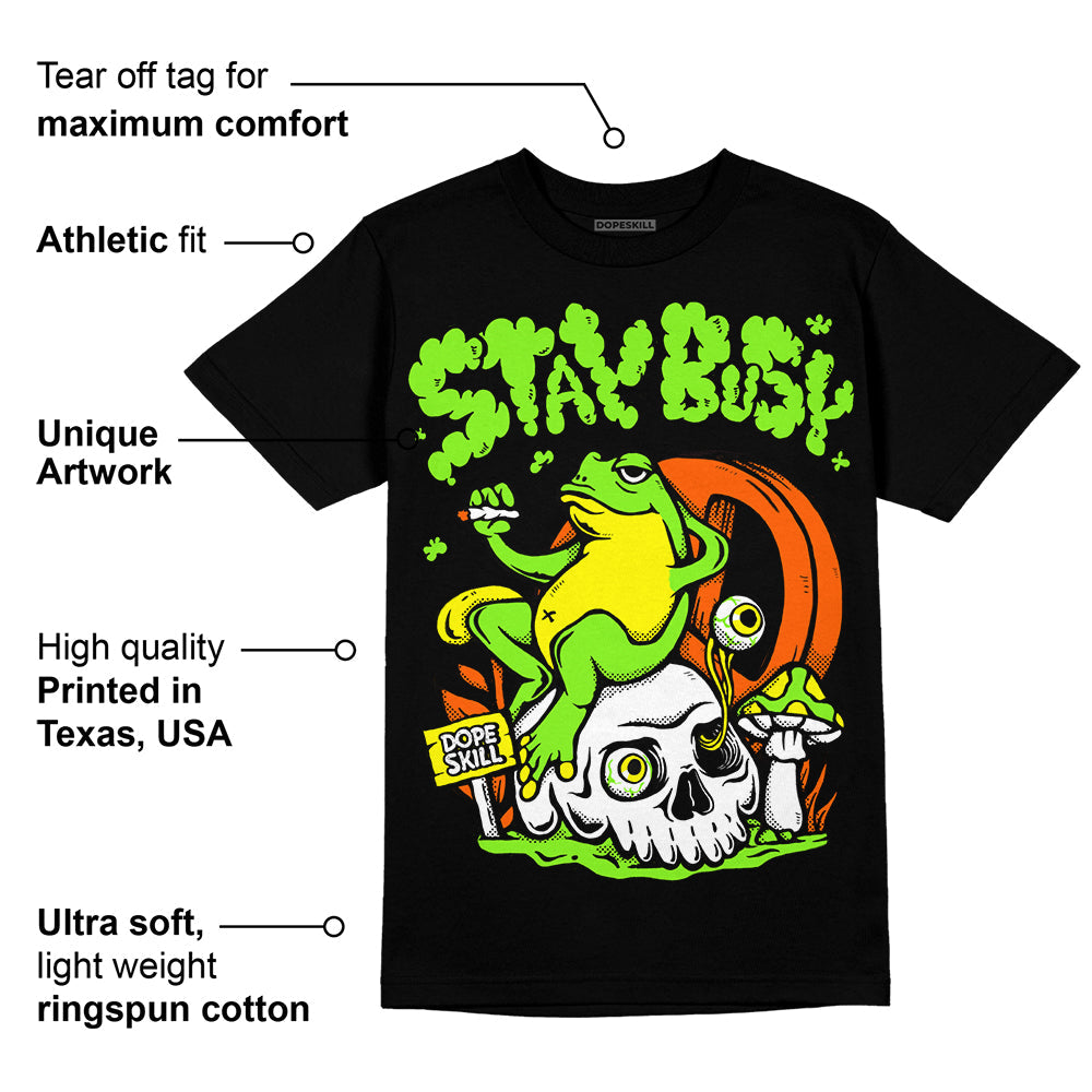 Neon Green Collection superstreetwear T-Shirt Stay Busy Graphic