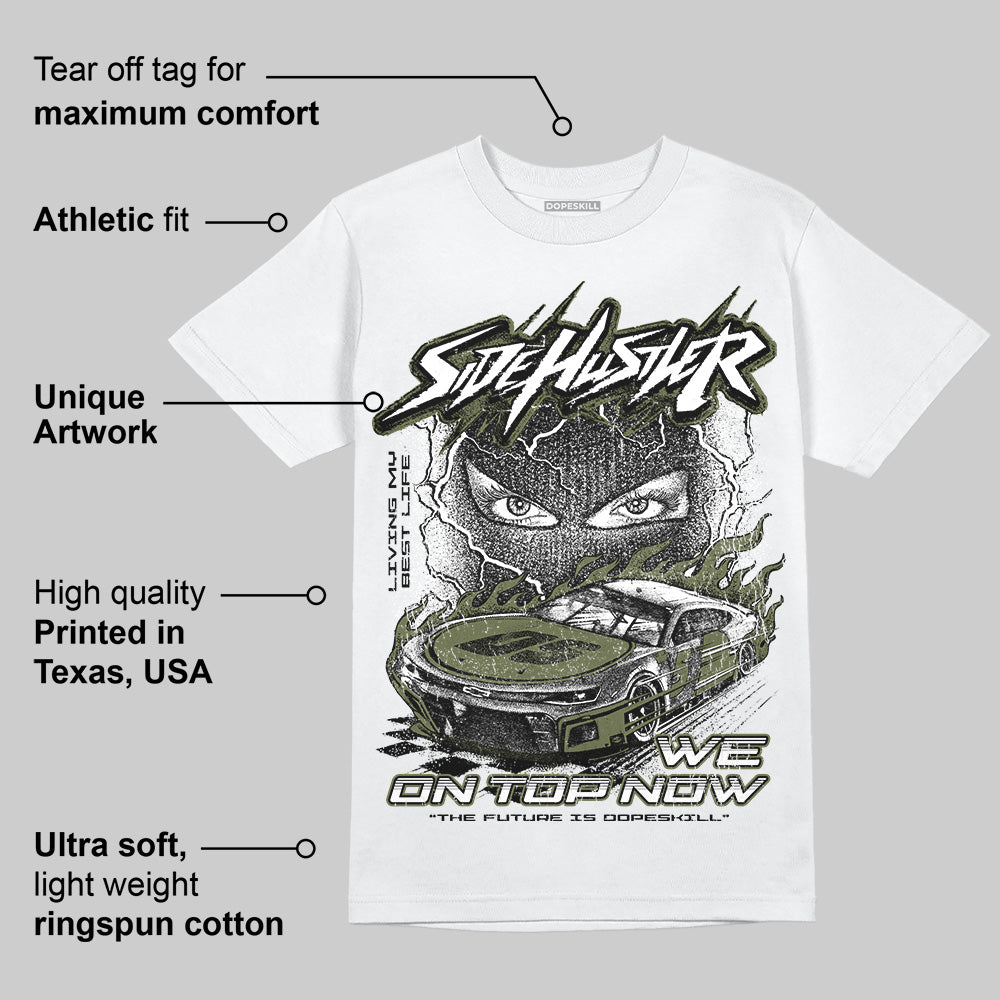 Olive Collection superstreetwear T-Shirt New Side Hustler Graphic