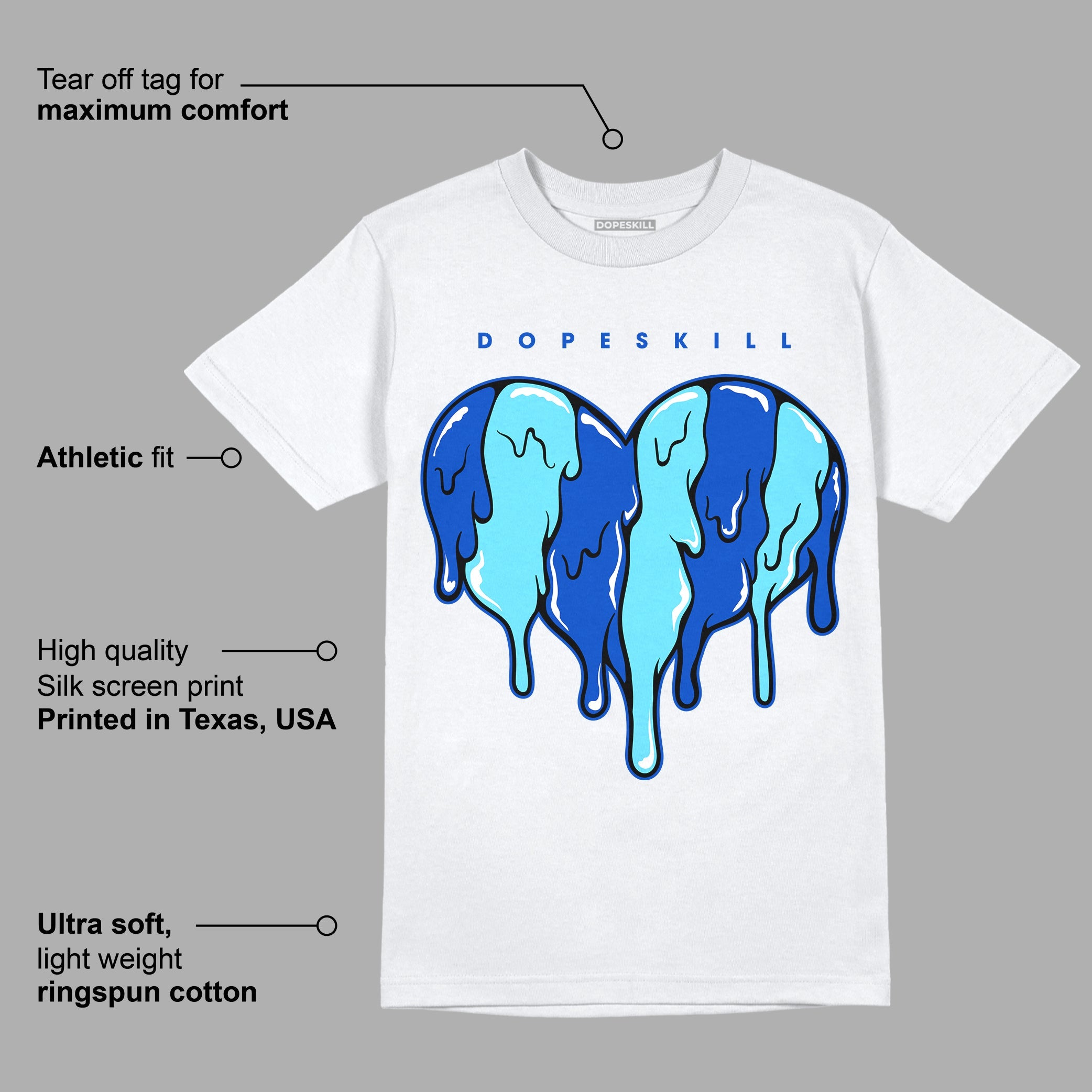 SB Dunk Argon superstreetwear T-Shirt Slime Drip Heart Graphic