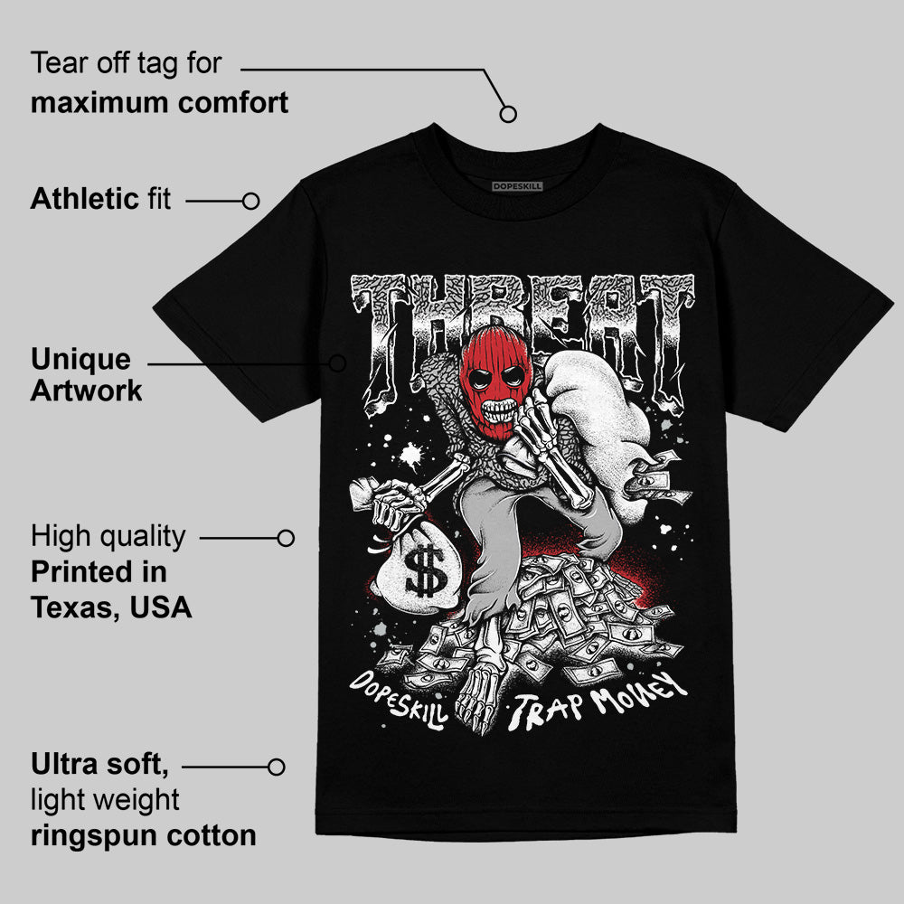 Black Cement 3s superstreetwear T-Shirt Threat Graphic