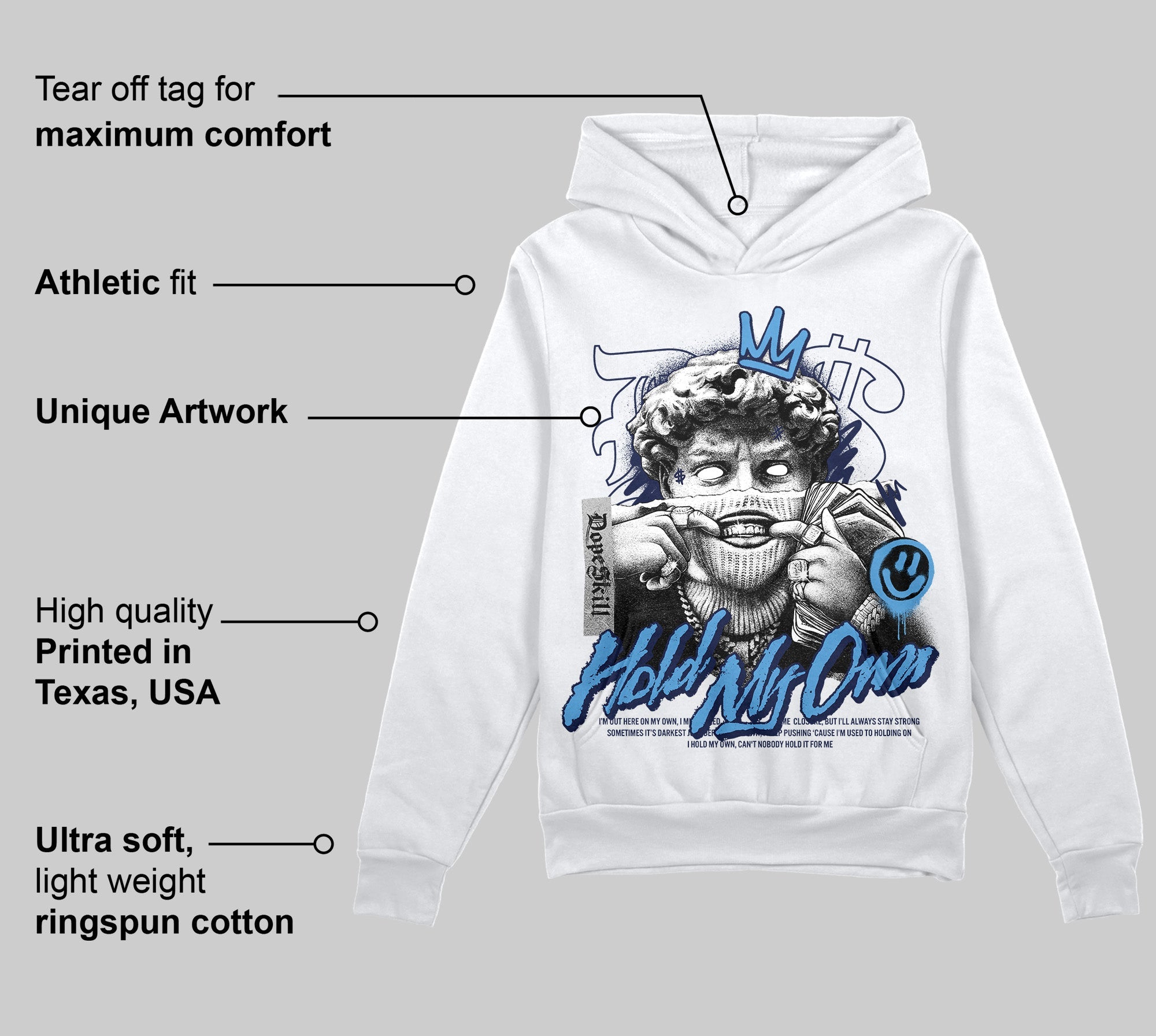 Midnight Navy 3s superstreetwear Hoodie Sweatshirt In My Way Graphic