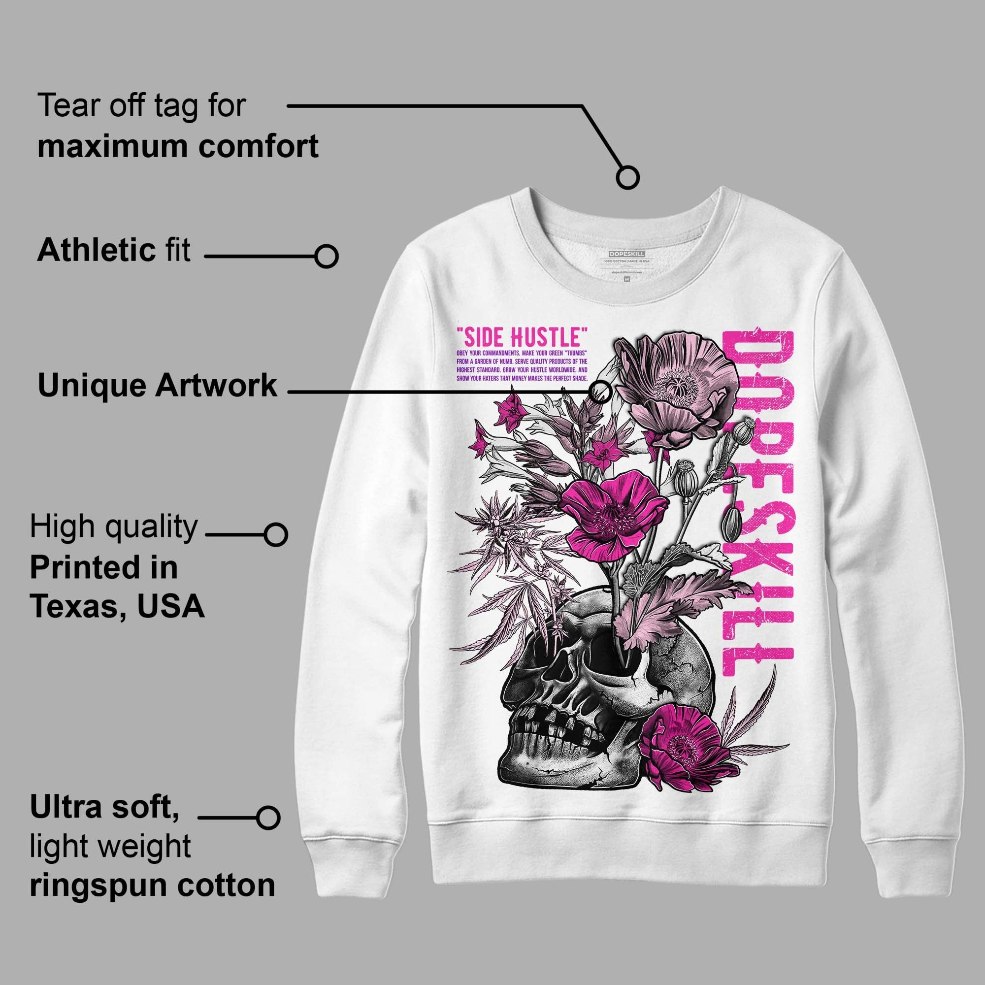 Triple Pink Dunk Low superstreetwear Sweatshirt Side Hustle Graphic