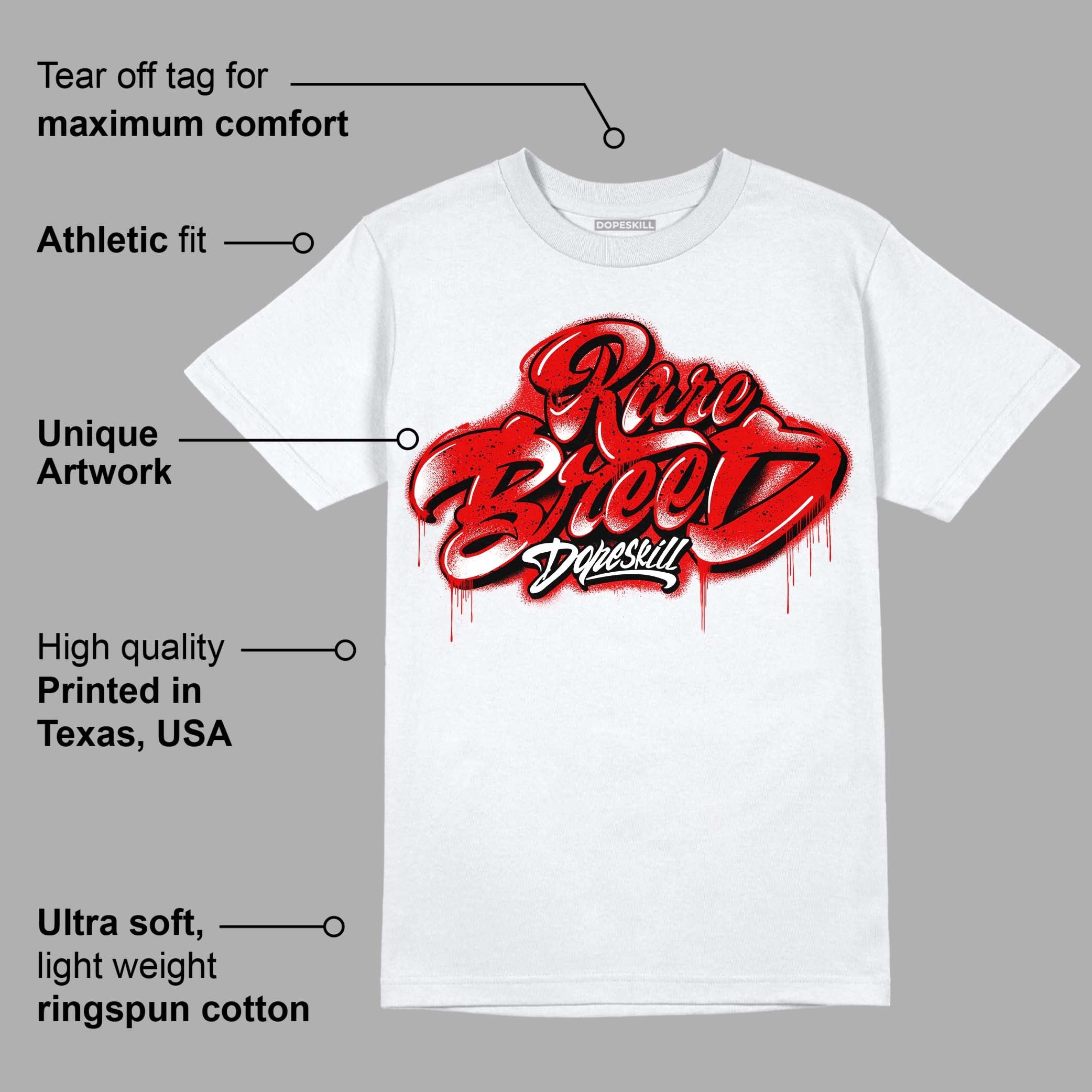 Red Cement 4S superstreetwear T-Shirt Rare Breed Type Graphic