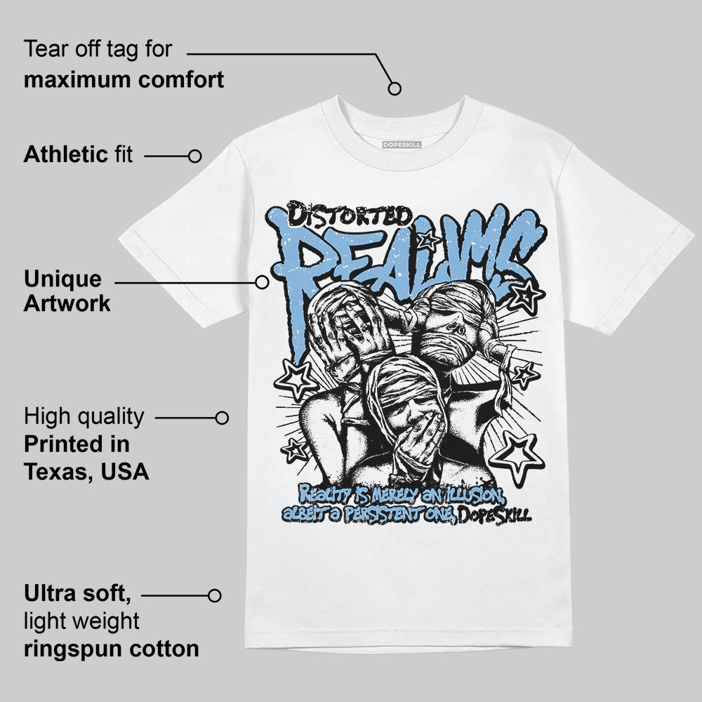 Powder Blue 9s superstreetwear T-Shirt Distorted Realms Graphic