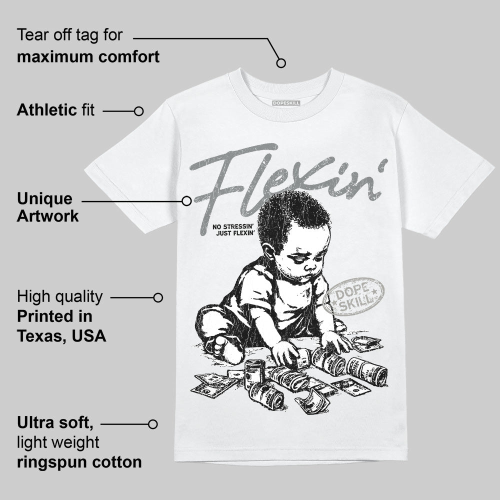Cool Grey 9s superstreetwear T-Shirt Flexin' Graphic