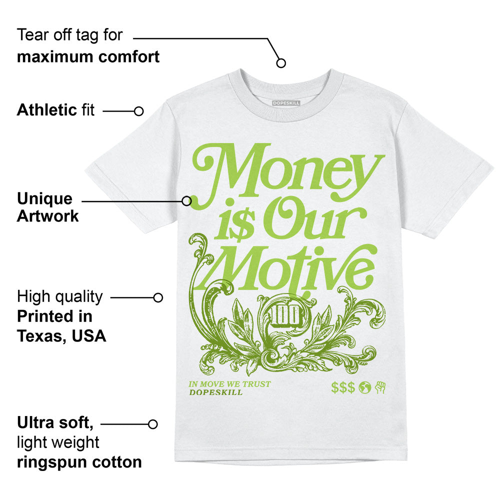 Dunk 'Chlorophyll' superstreetwear T-Shirt Money Is Our Motive Typo Graphic