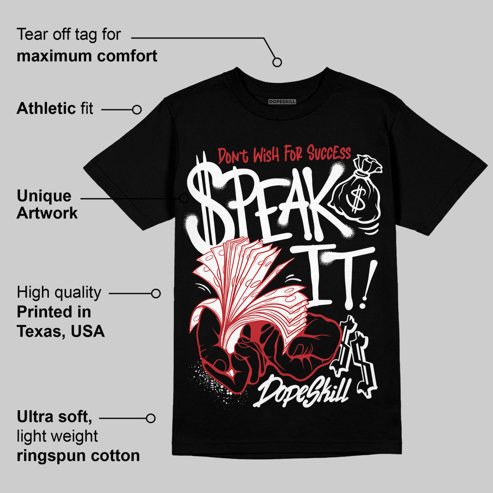 Bred Velvet 11s superstreetwear T-Shirt Speak It Graphic