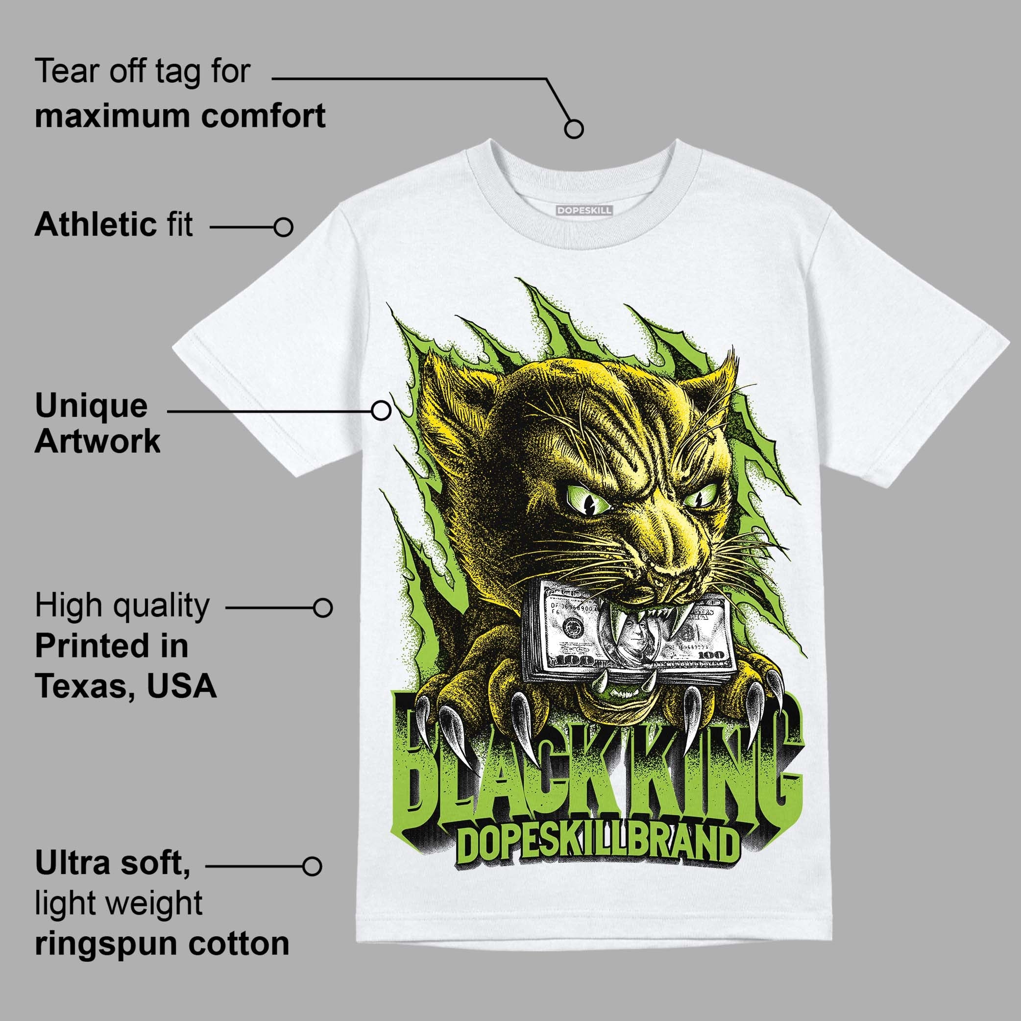 Dunk Low 'Chlorophyll' superstreetwear T-Shirt Black King Graphic