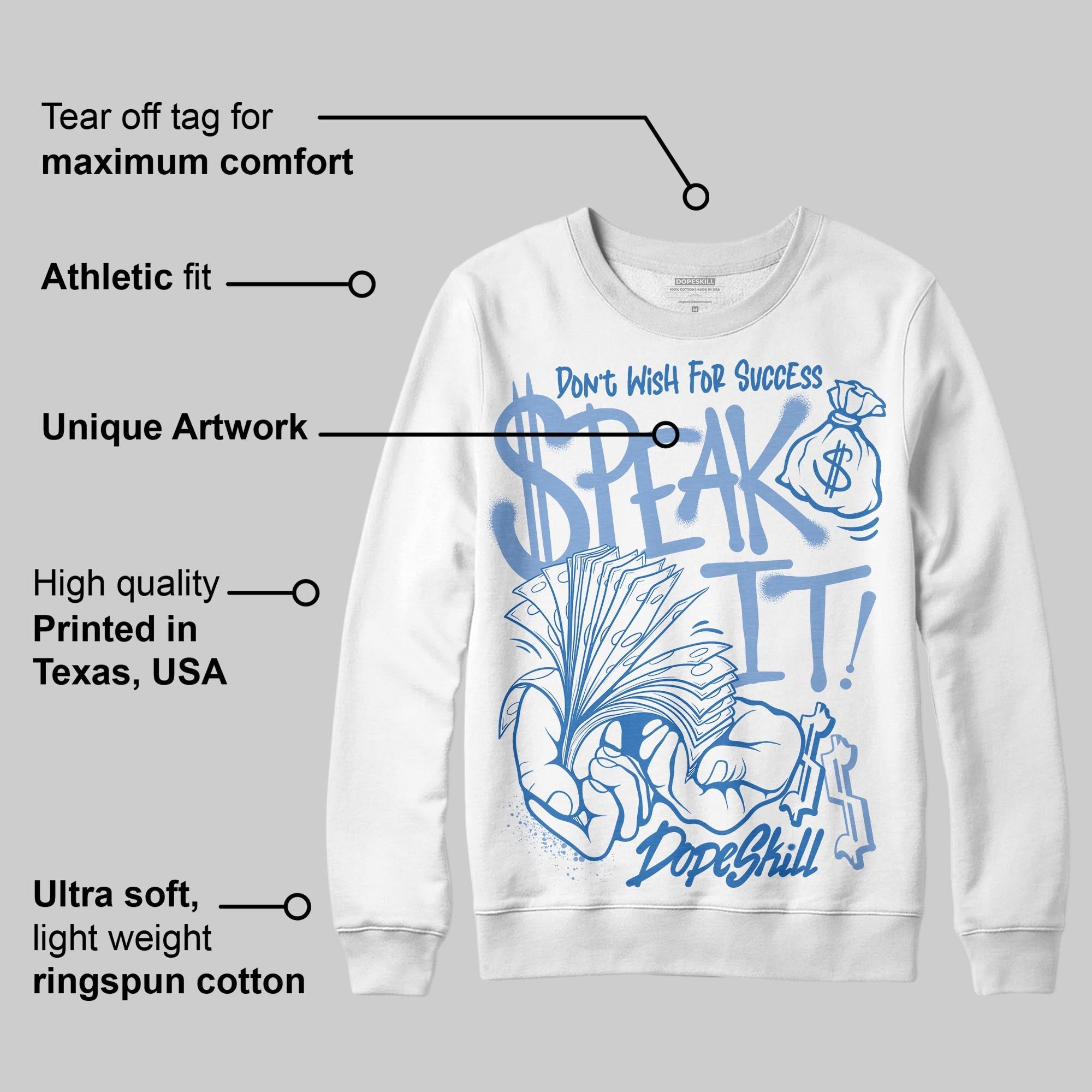 Forget Me Not 4s superstreetwear Sweatshirt Speak It Graphic