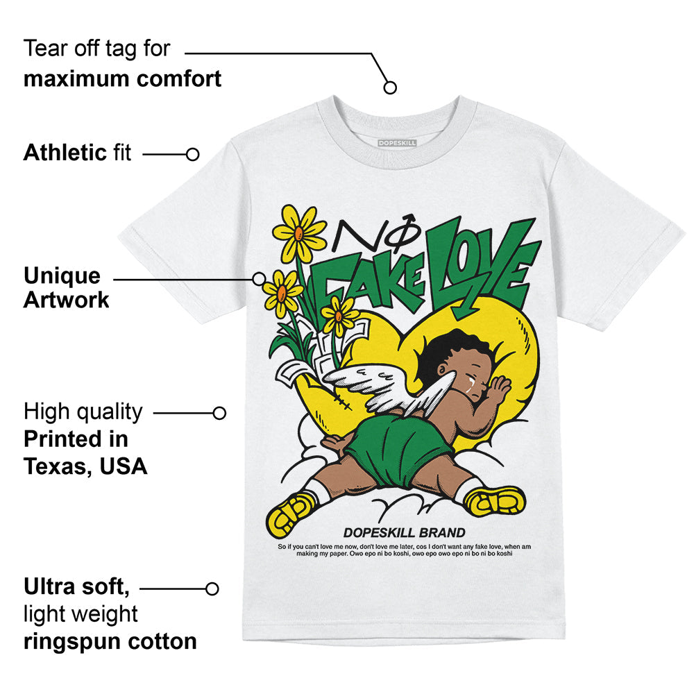 Dunk Reverse Brazil superstreetwear T-Shirt No Fake Love Graphic