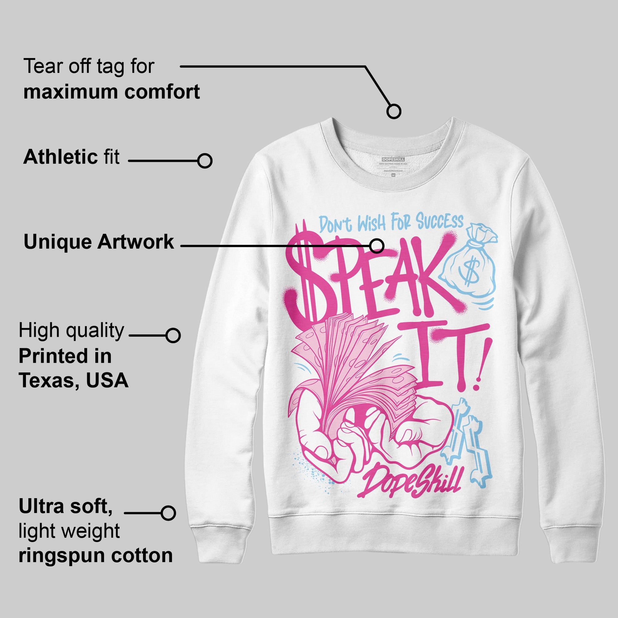 Doernbecher 6s superstreetwear Sweatshirt Speak It Graphic