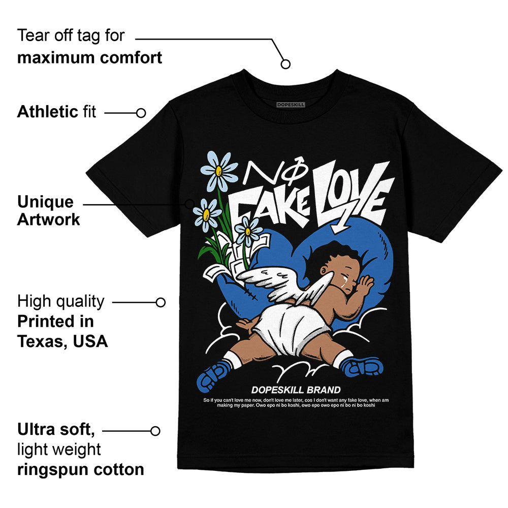 Space Jam 11s superstreetwear T-Shirt No Fake Love Graphic
